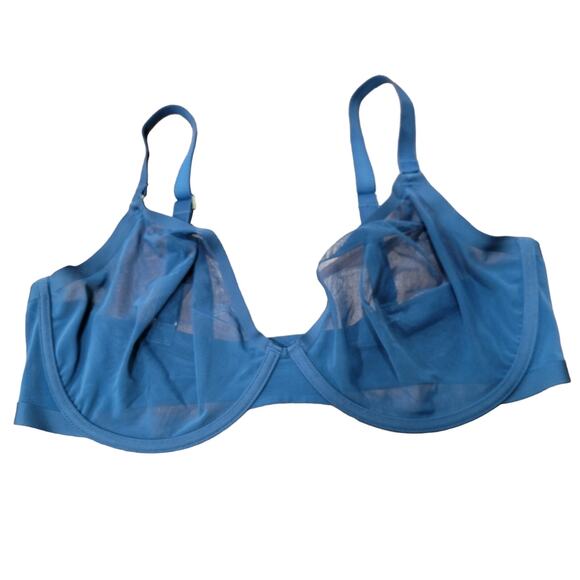 The Plunge Bra By Cuup Underwire Sheer Adjustable Size 38 F